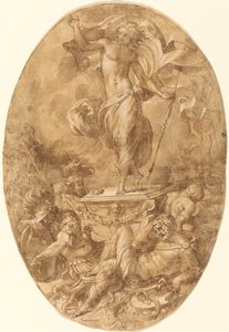 De Opstanding door Francesco Salviati