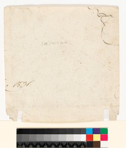 Tekening op de achterkant van het papier (verso), voor 1747 door Francesco Solimena