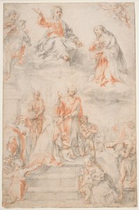 Sint Ansano doopt de Sienese, ca. 1593