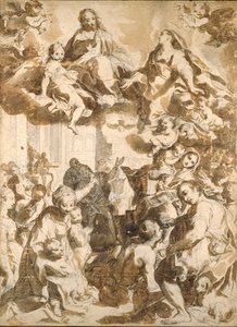 De Madonna del Popolo, naar Barocci, late 16e eeuw