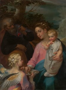 Rust tijdens de vlucht naar Egypte, bekend als de Madonna della Pappa
