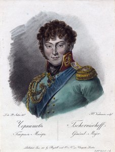 Portret van graaf Alexander Ivanovich Chernyshov