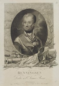 Portret van Graaf Levin Leonty August Theophil von Bennigsen 1745-1826, 1807