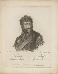 Yakov Petrovich Kulnev 1763-1812, 1813 door Francesco Vendramini
