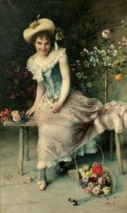 Schoonheid op een tuinbank, 1897
