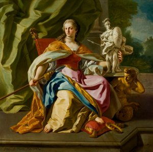 Allegorie van de adel van de Orde van Malta, 1747
