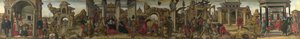 Scènes uit het leven van Sint Vincent Ferrer, ca. 1450-1475 door Francesco del Cossa,