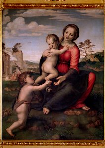 Maagd met kind en Johannes de Doper (schilderij)