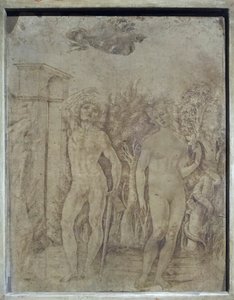 Adam en Eva, c.1470 door Francesco di Giorgio Martini