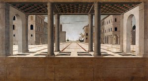Architectonische Veduta, ca. 1490