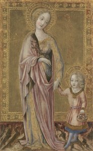 Heilige Dorothea en het Kind Jezus, ca. 1460