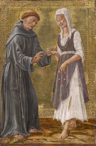 De Heilige Uitwisseling tussen Sint Franciscus en Dame Armoede
