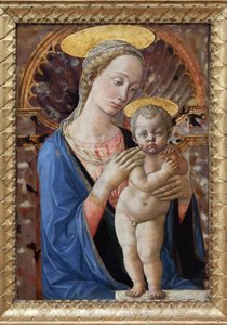 De Maagd en het Kind door Francesco di Stefano Pesellino