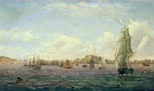 Uitzicht op Singapore door Francis A. Moreland