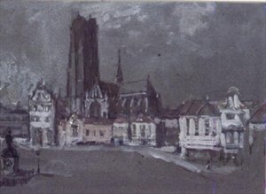 Mechelen door Francis Abel William Taylor Armstrong
