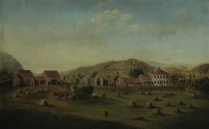Leete Boerderij, West Claremont, New Hampshire, ca. 1822