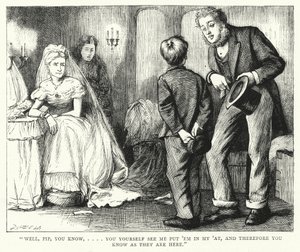 Illustratie voor Great Expectations door Charles Dickens door Francis Arthur Fraser