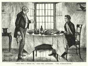 Illustratie voor Great Expectations door Charles Dickens (gravure)