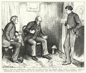 Illustratie voor Great Expectations door Charles Dickens (gravure) door Francis Arthur Fraser