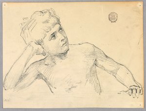 Figurenstudie door Francis Augustus Lathrop