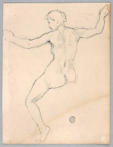 Schets voor "Nacht" door Francis Augustus Lathrop