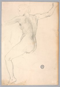 Schets voor "Nacht" door Francis Augustus Lathrop