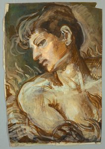 Studie voor Cleopatra door Francis Augustus Lathrop