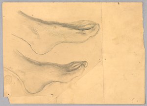 Studie voor "Diana en haar bedienden tussen de sterrenbeelden"