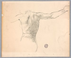 Studie voor "Diana en haar bedienden tussen de sterrenbeelden"