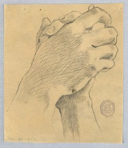 Studie van Gevouwen Handen