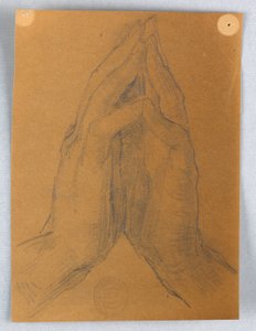 Studie van handen door Francis Augustus Lathrop