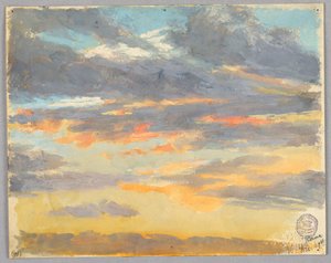 Studie van wolken, Rome, Italië