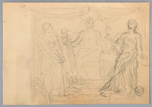 Symbolische Figuren door Francis Augustus Lathrop