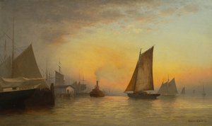 New York Harbor, 1880