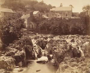 Bij Pont y pair, Bettws-y-Coed, Noord-Wales door Francis Bedford