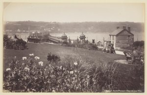 Bangor, Garth Pleasure Grounds en Pier door Francis Bedford