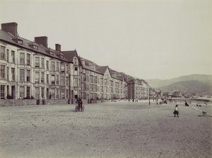 Barmouth. Marine Terrace en Esplanade, 1870s