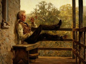 Onafhankelijkheids Squire Jack Porter, 1858 door Francis Blackwell Mayer