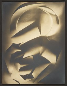 [gesneden-papier abstractie]. door Francis Bruguière