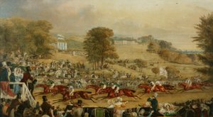 Heaton Park Races, Manchester door Francis Calcraft Turner