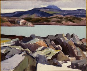 Ben More, van boven Port Beag na Sligeanach door Francis Campbell Boileau Cadell