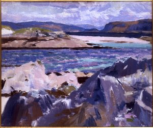 Eilean Annraidh vanaf het noordelijke uiteinde, Iona, kijkend naar Mull