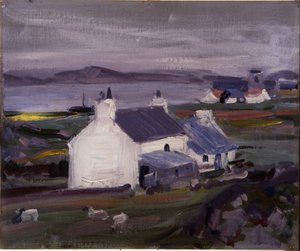 Boerderij, Iona, Auchabhaich Croft door Francis Campbell Boileau Cadell