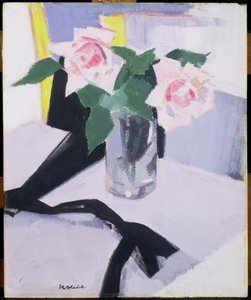 Rozen in Cassis, 1921 door Francis Campbell Boileau Cadell