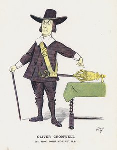 Oliver Cromwell, Rt Hon John Morley door Francis Carruthers Gould