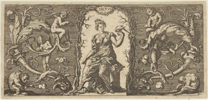 Touch Tactus, uit Quinque Sensuum Five Senses, ca. 1655 door Francis Cleyn