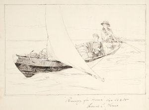 Rennen naar huis door Francis Coates Jones