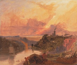 De Avon Kloof bij Zonsondergang