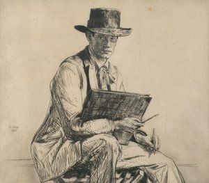 Portret van Henry Rushbury (1889-1968) 1914
