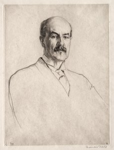 Professor Oliver Elton door Francis Dodd